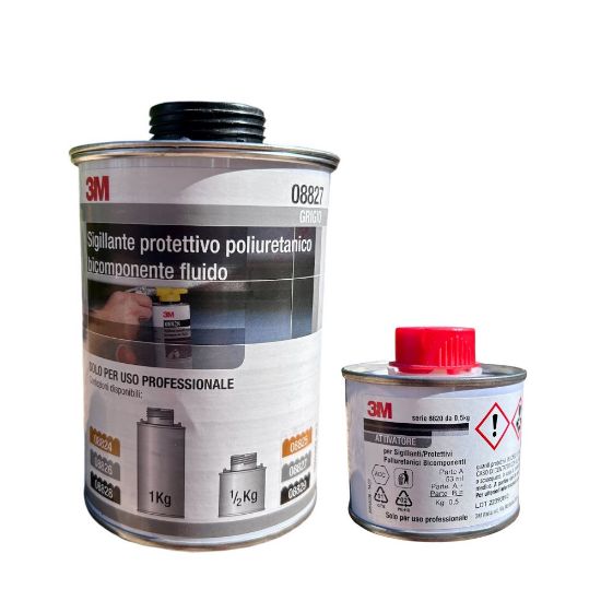 Immagine di 3M 8827 SIGILLANTE CON CATALIZZATORE GRIGIO 8827  LT. 0,5