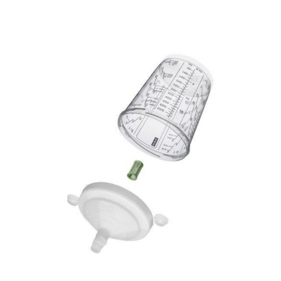 Immagine di SATA 1010488 TAZZA 600ML PER VERNICE BASE OPACA VERDE